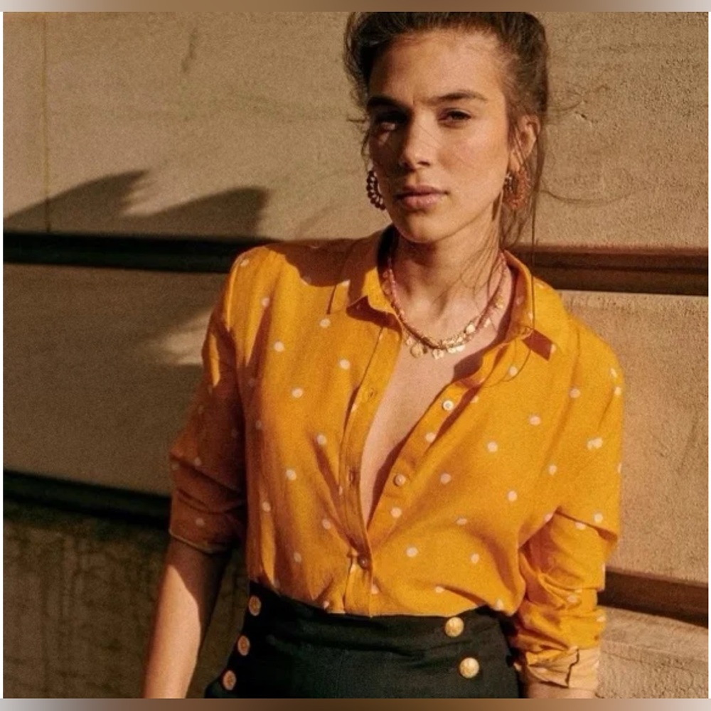 NWT Sezane Ann shirt